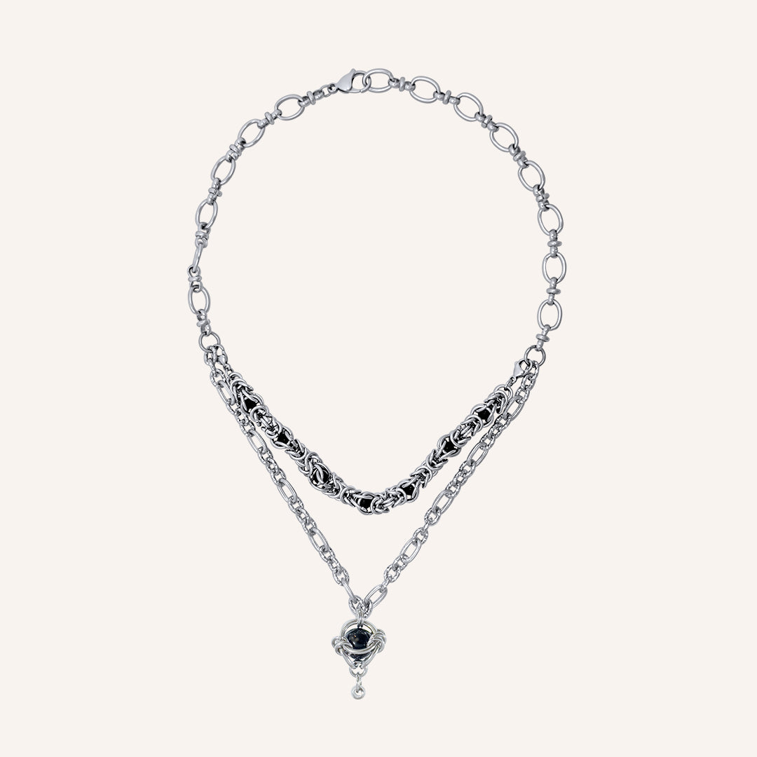 Alana Chainmail Layered Necklace
