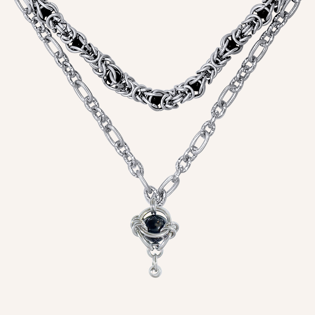 Alana Chainmail Layered Necklace