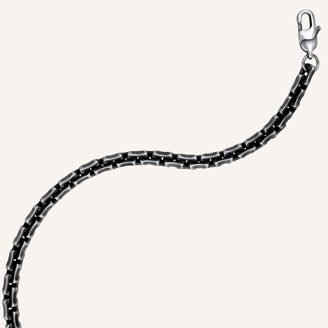 Alden Bone Chain Bracelet - Smoke