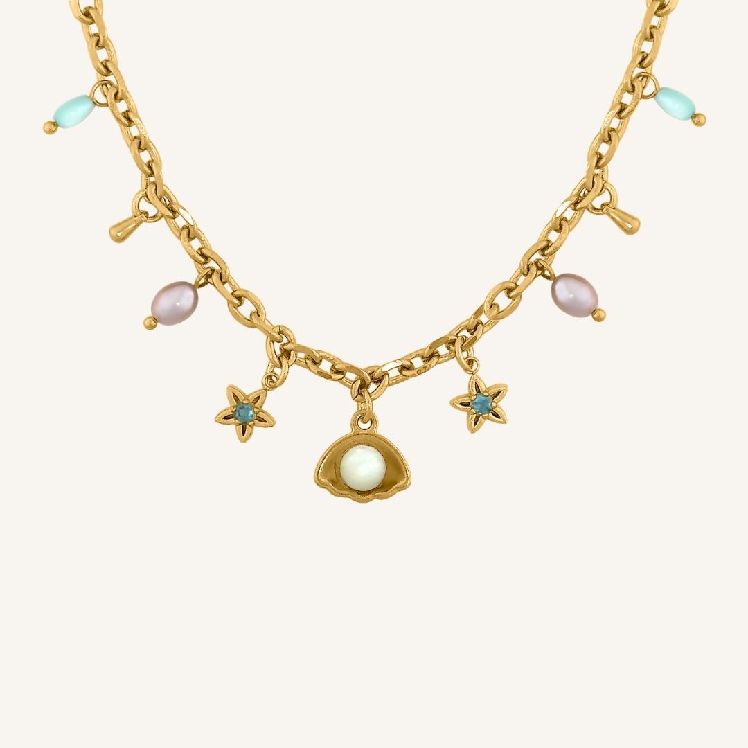 Arieal Shell Star Bracelet (Gold)