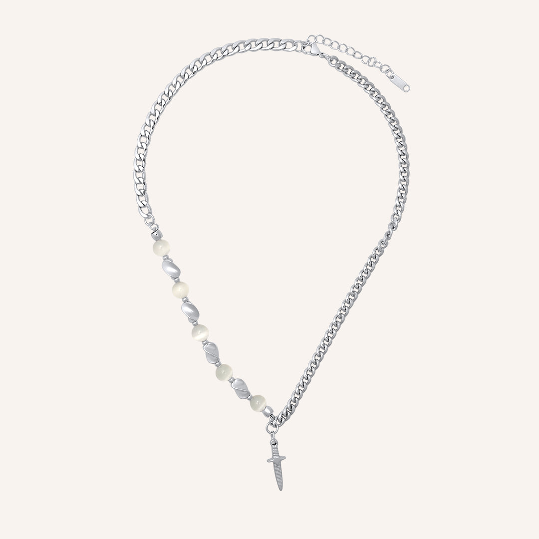 Austen Sword Tiger Eye Hybrid Necklace