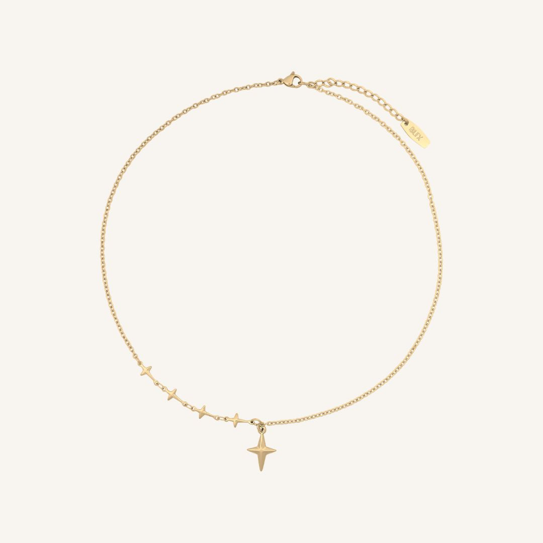 Avira Five Star Necklace - Gold - BLFX