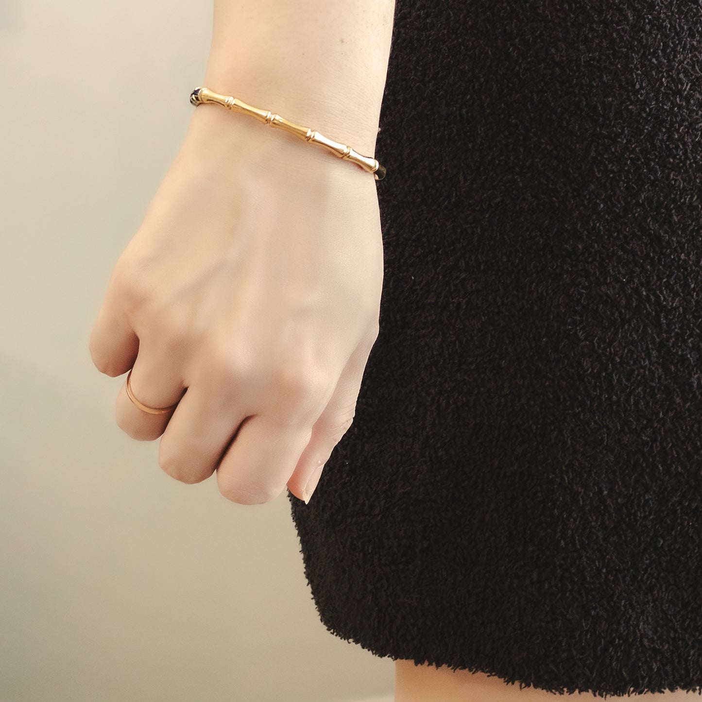 Bamboo Bangle Mini - Gold