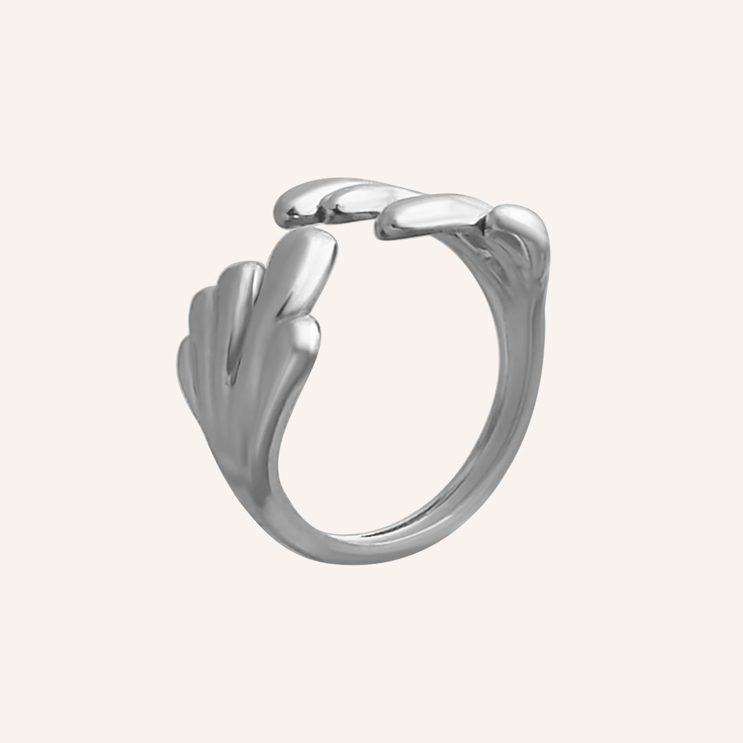 Blair Coral Wrap Ring - Silver