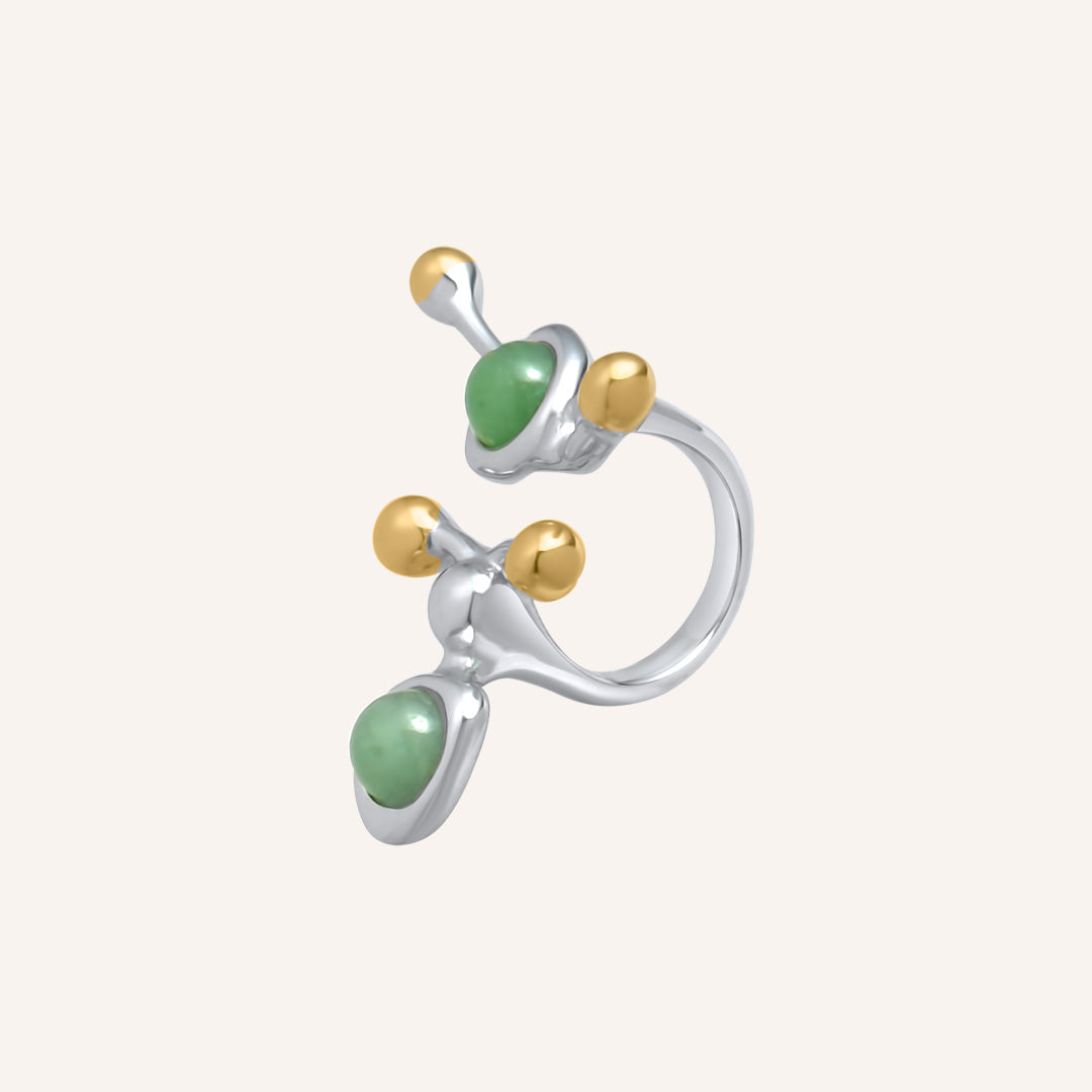 Calum ET Ring - Silver Green