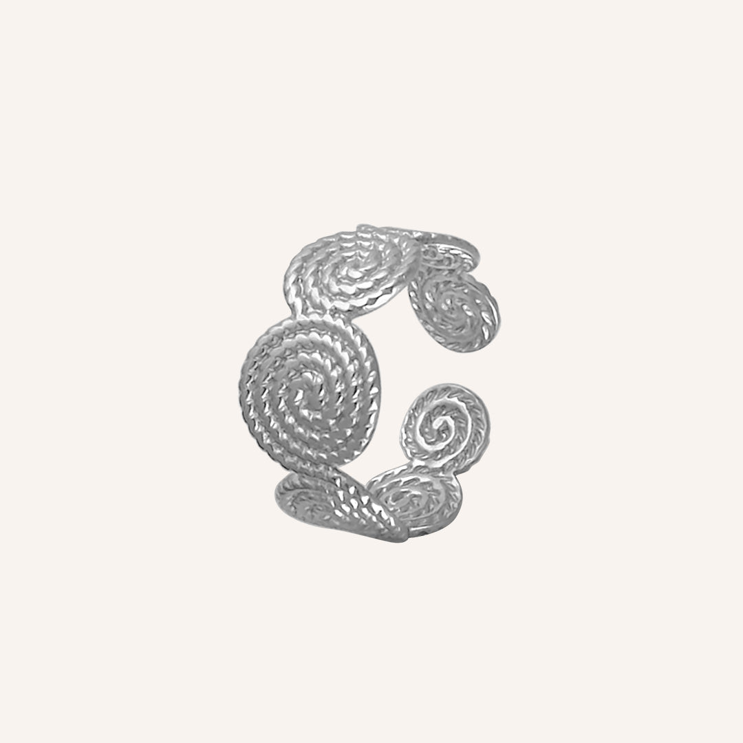 Cher Spiral Ring - Silver
