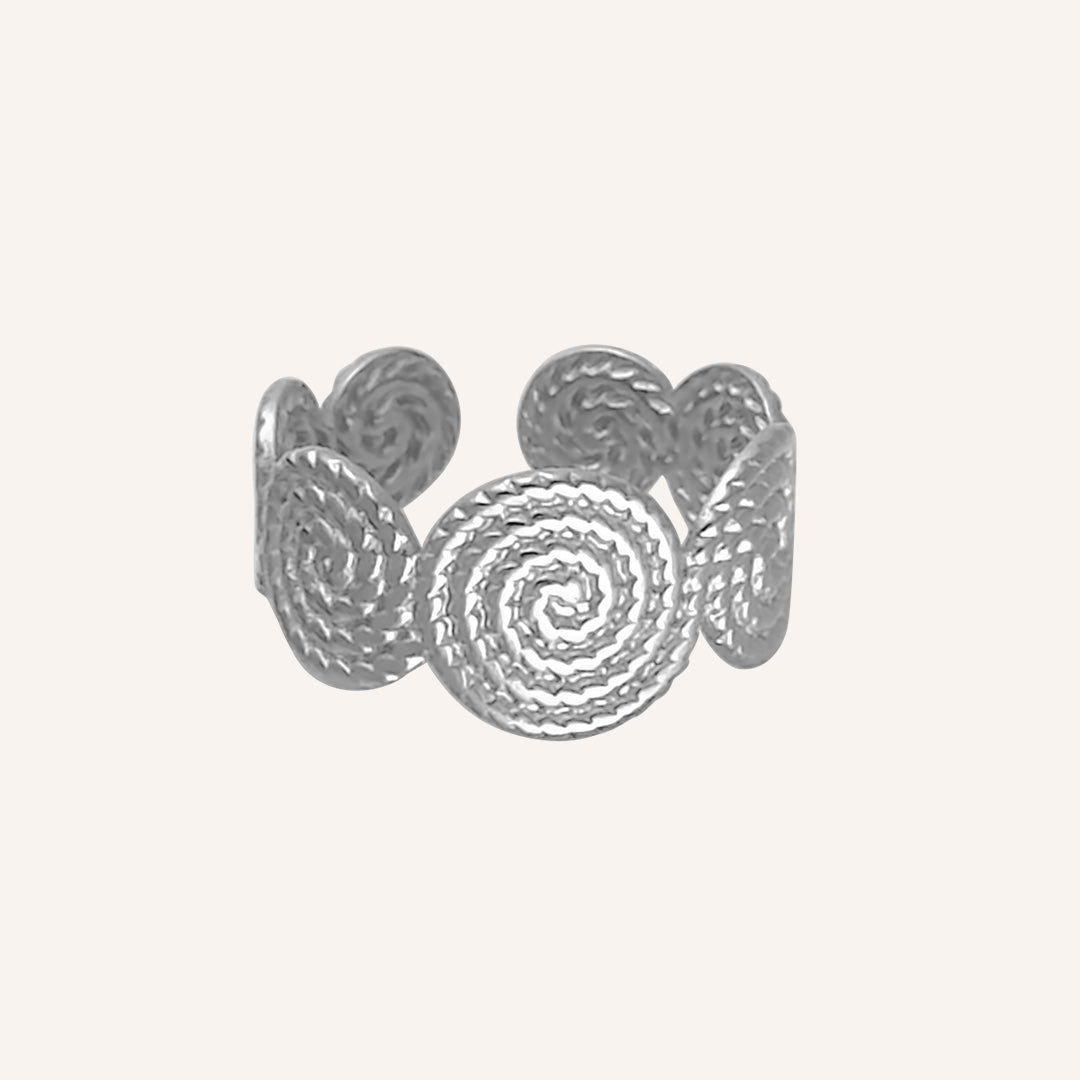Cher Spiral Ring - Silver