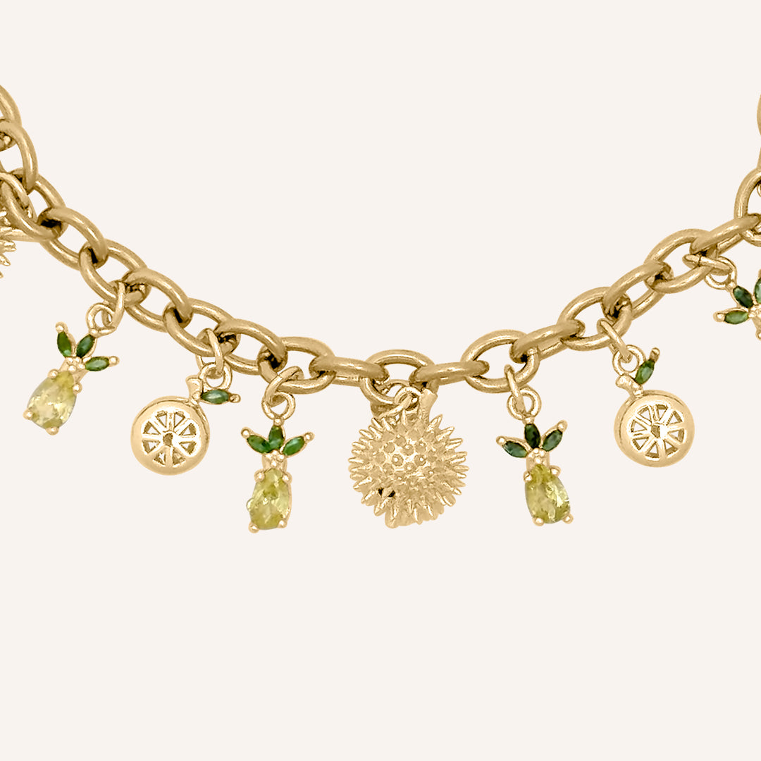 Chrisy Fruity Chain Bracelet - Durian