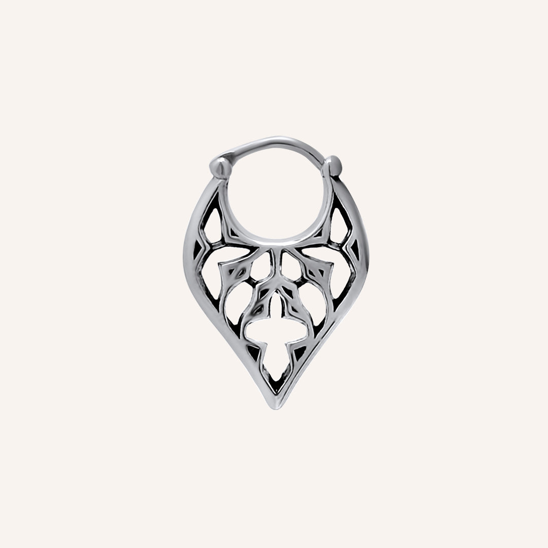 Deborah Celtic Pointy Hoop Earring - Mini Single