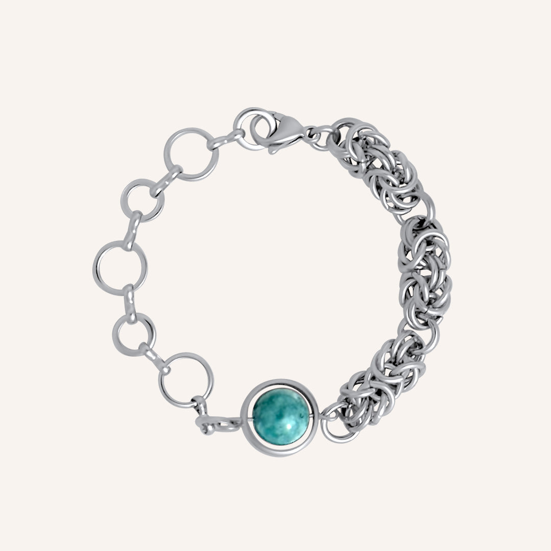 Dion Jadeite Bead Hybrid Bracelet
