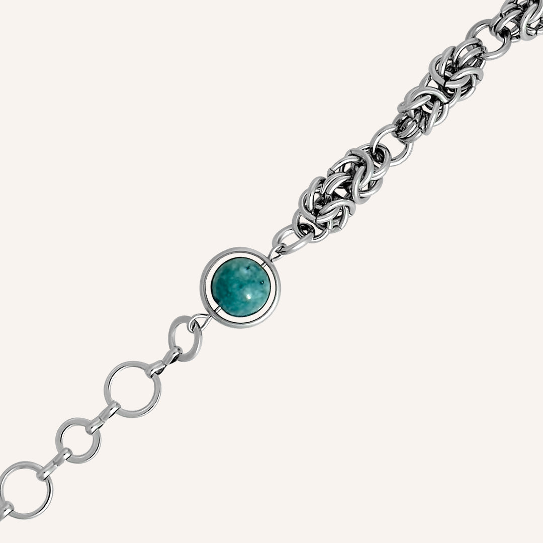 Dion Jadeite Bead Hybrid Bracelet