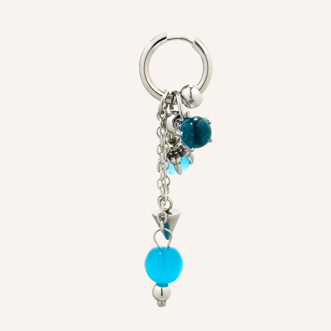 Euryn Dragon Tear Hoop Earring - Single