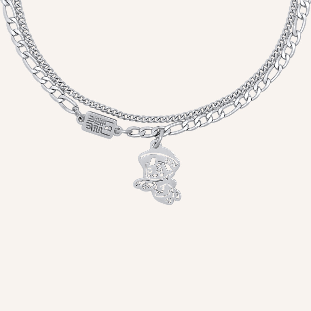 Fa Cai Jiang Shi Bracelet - Silver