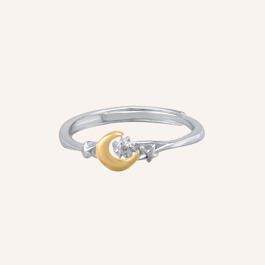 Galaxy Duo Tone Moon Ring