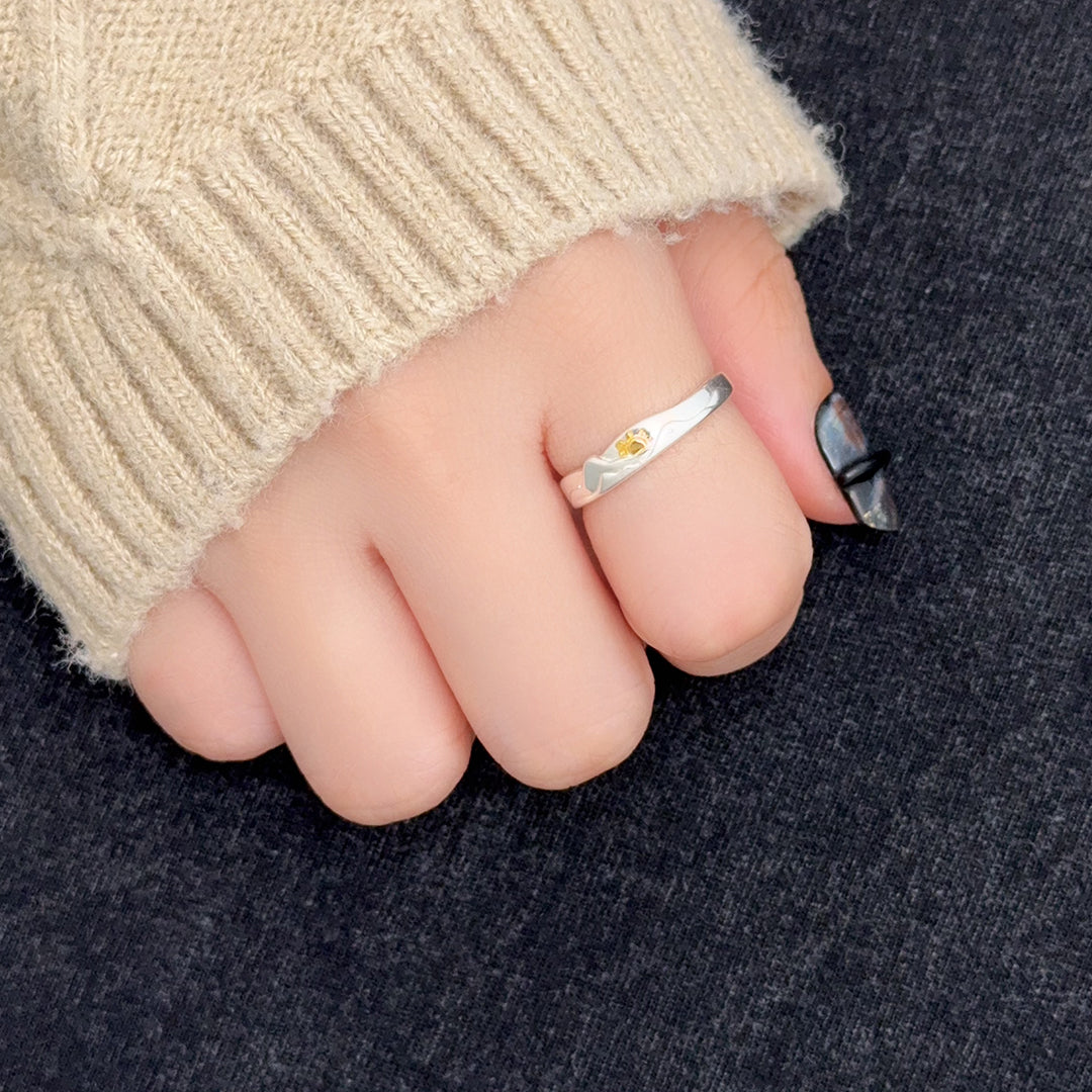Galaxy Duo Tone Sun Ring