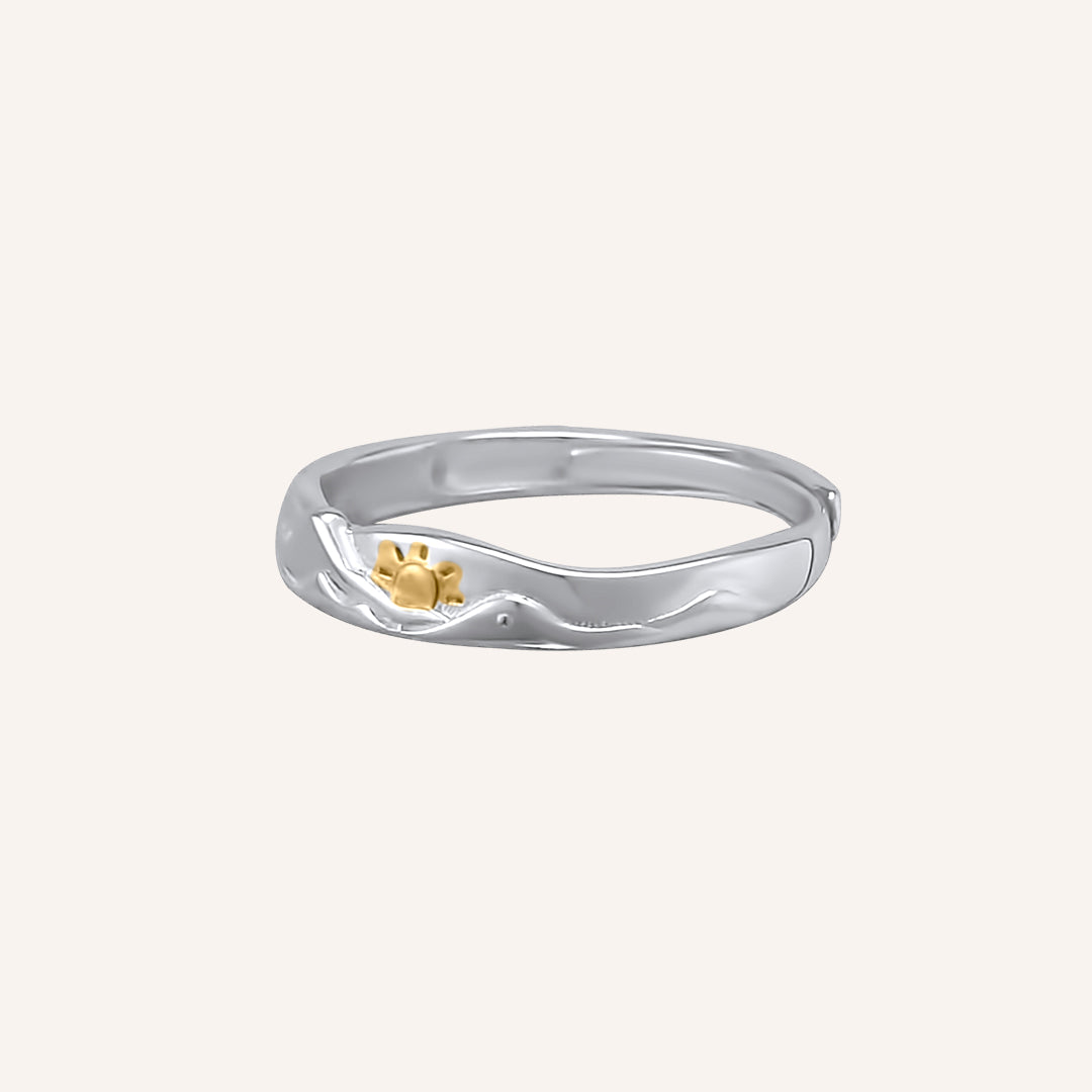 Galaxy Duo Tone Sun Ring