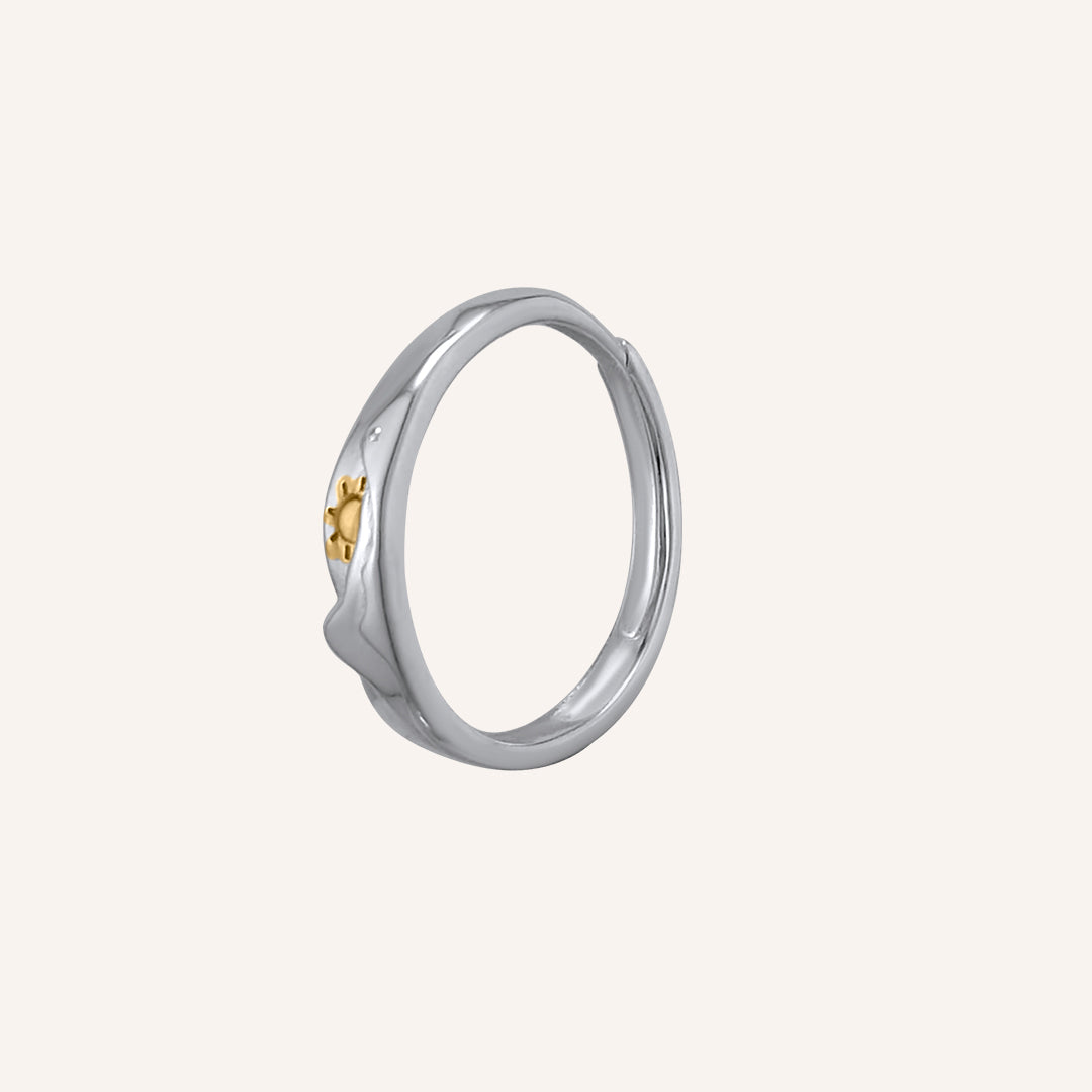 Galaxy Duo Tone Sun Ring