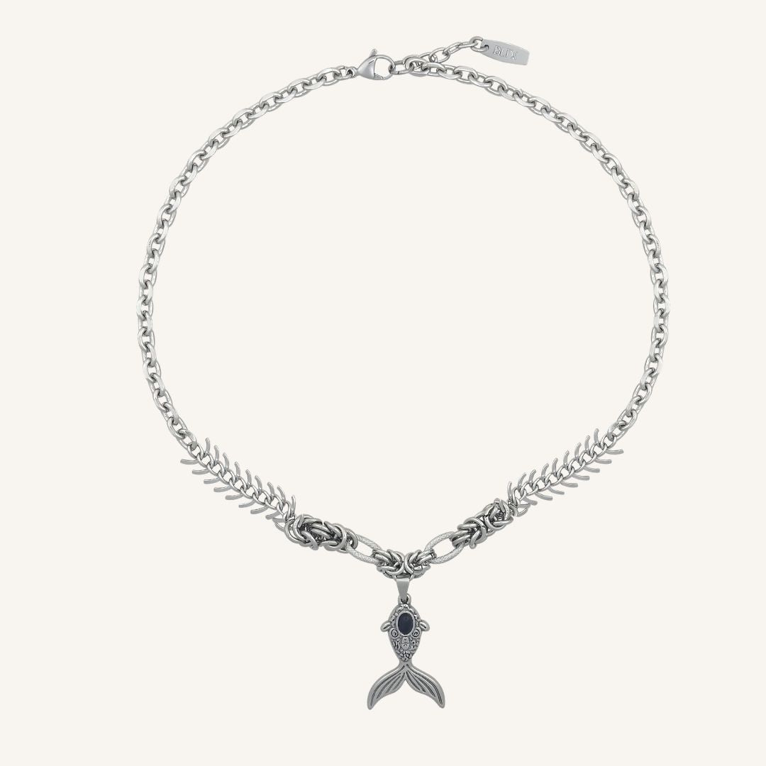 Georgia Chainmail Fish Necklace