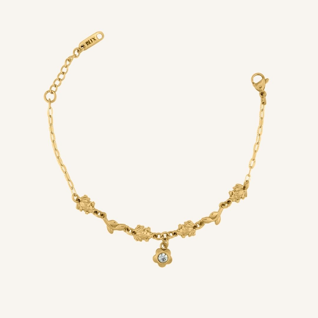 Ghoul Frog Tulip Bracelet (Gold)