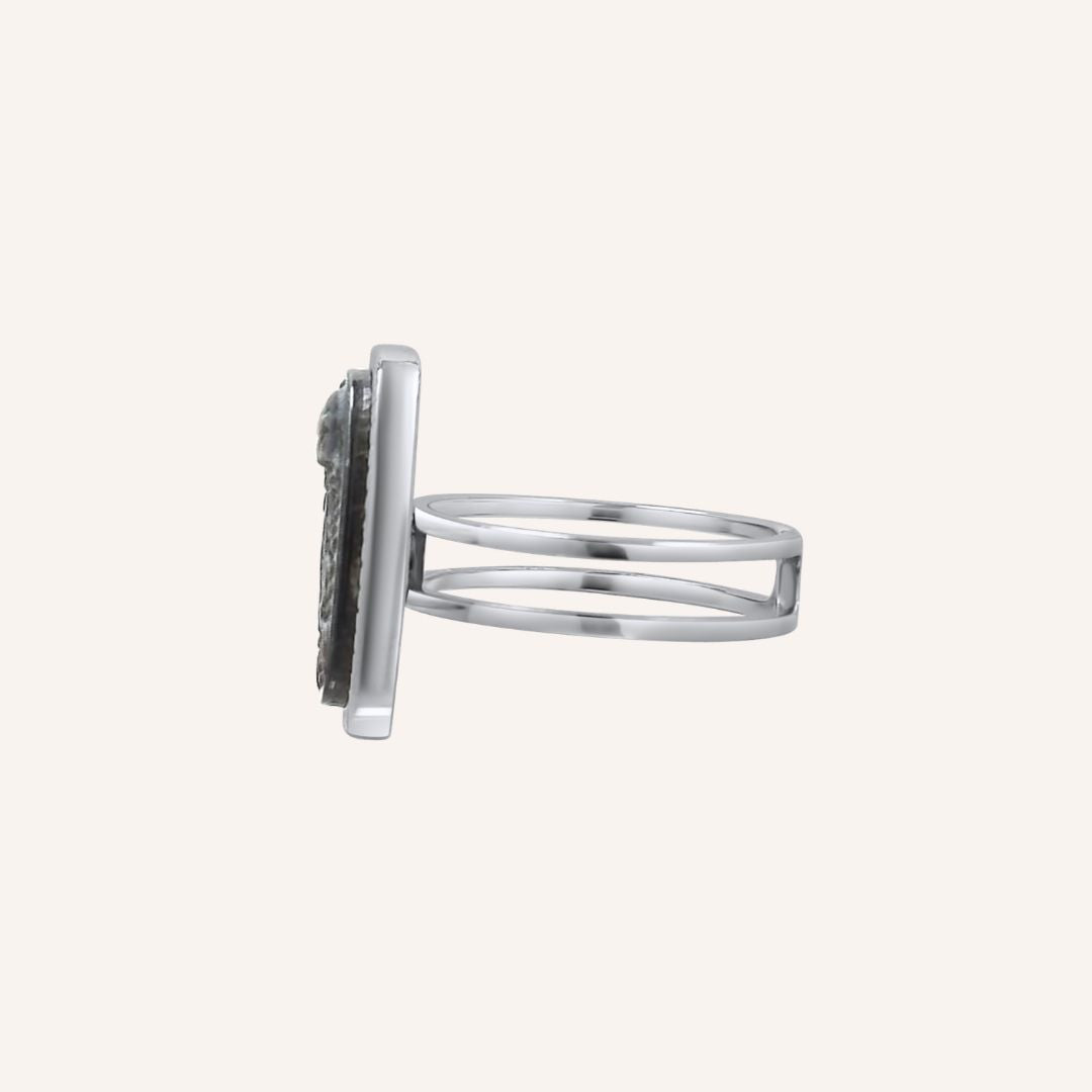 Ginzo Black Shell Ring (Jelly Fish) - BLFX