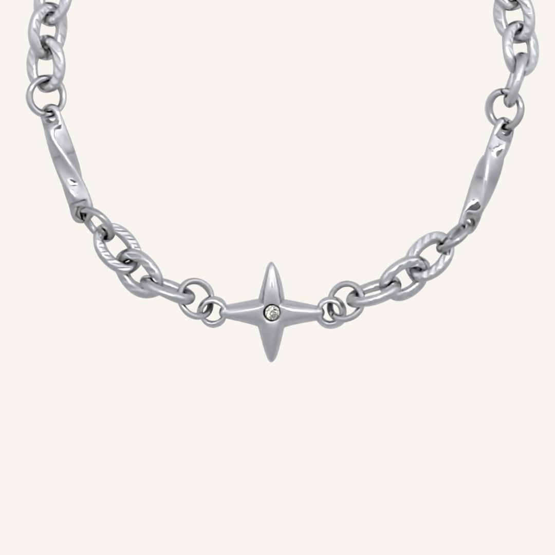 Gowen Twist Bar and Star Bracelet - BLFX