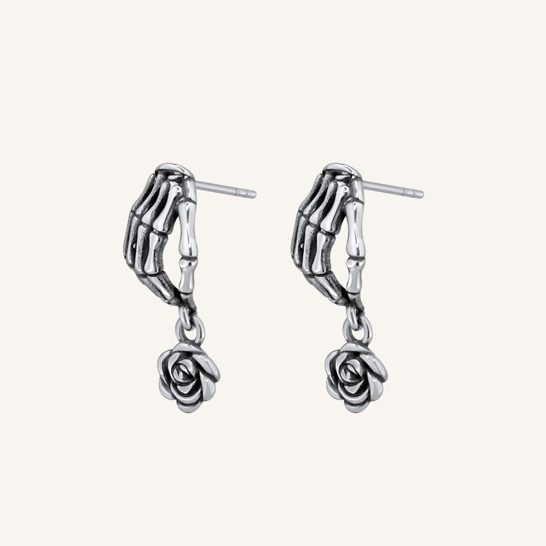 Hand you Rose Earring