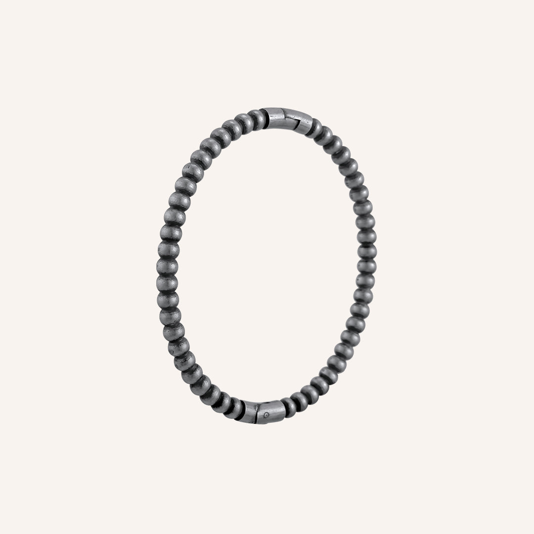 Justice Bead Bangle - Smoke