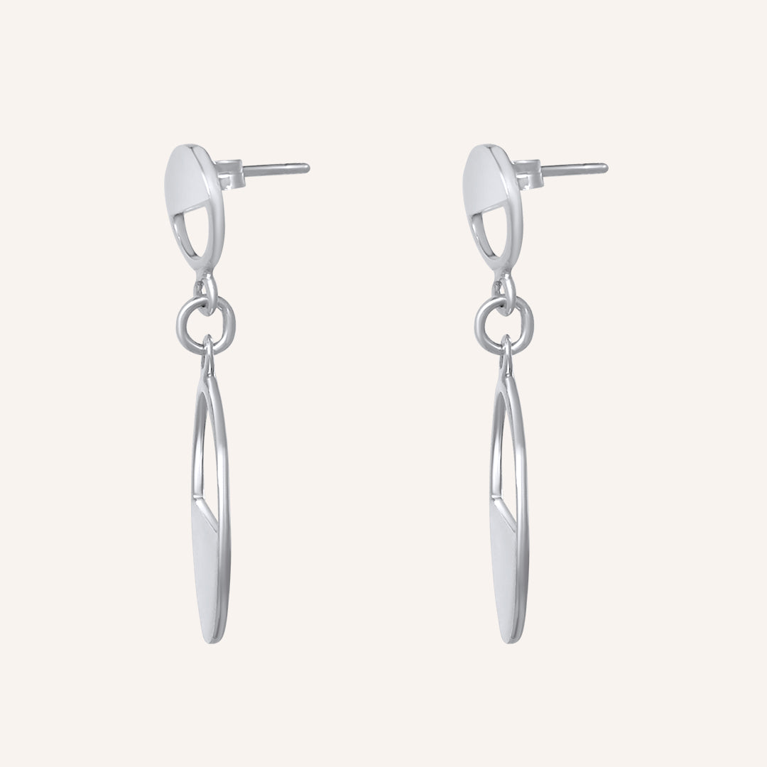 Kade Drop Half Circle Earrings