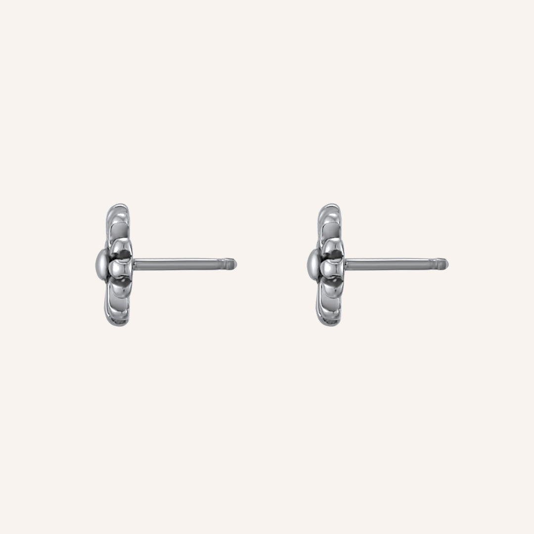Kaitlyn Chrome Plus Stud Earrings