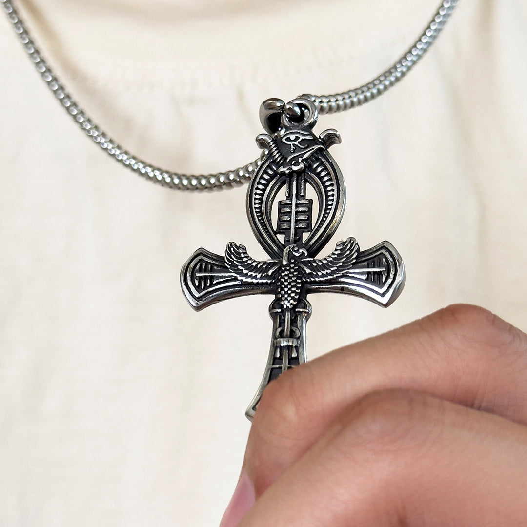 Kiana Egypt Ankh Long Necklace