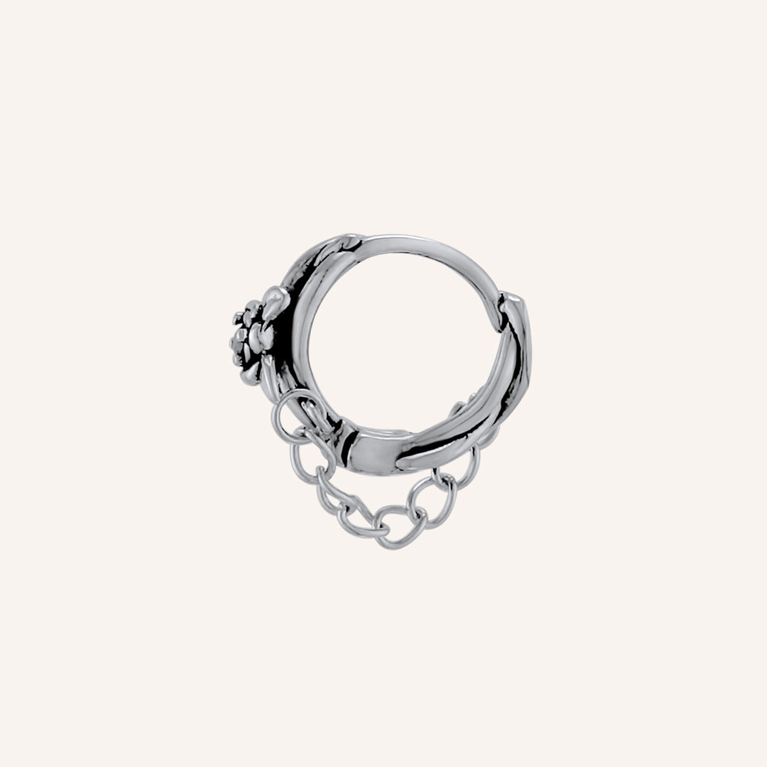 Kylee Rose Hoop Earring - single