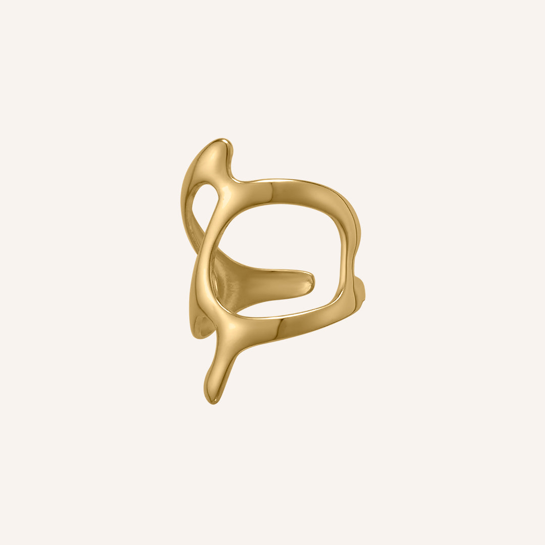 Manny Lava Drip Ring - Gold