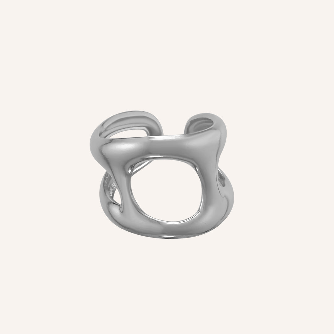 Marielle Lava Ring - Silver