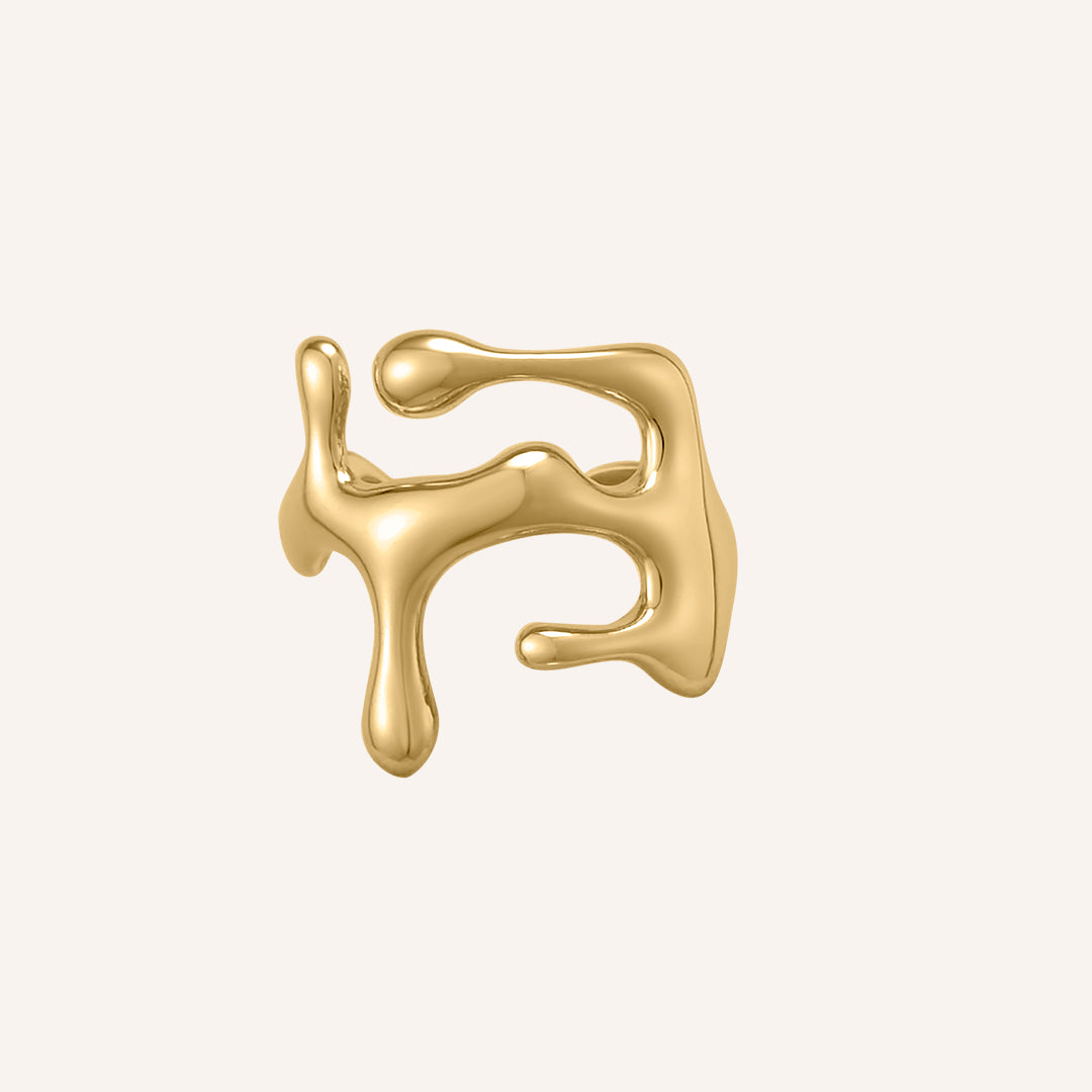 Marley Lava Drip Ring - Gold