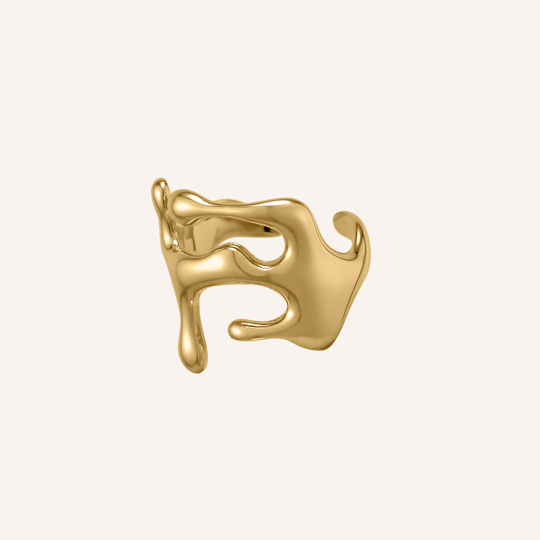 Marley Lava Drip Ring - Gold