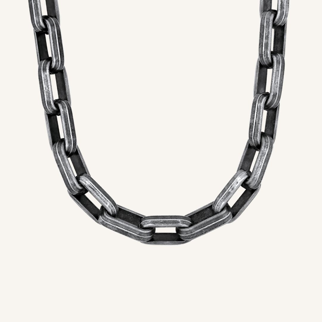Mert Boxy Chain Bracelet - Smoke