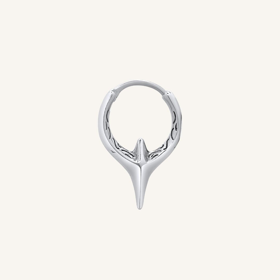 Nirvana Pointy Hoop Earring - Single