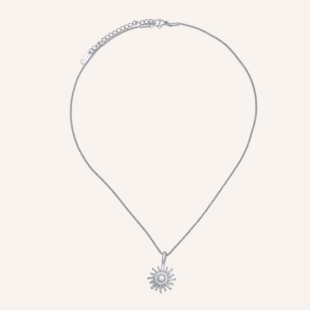 Norah Sun Necklace - Silver