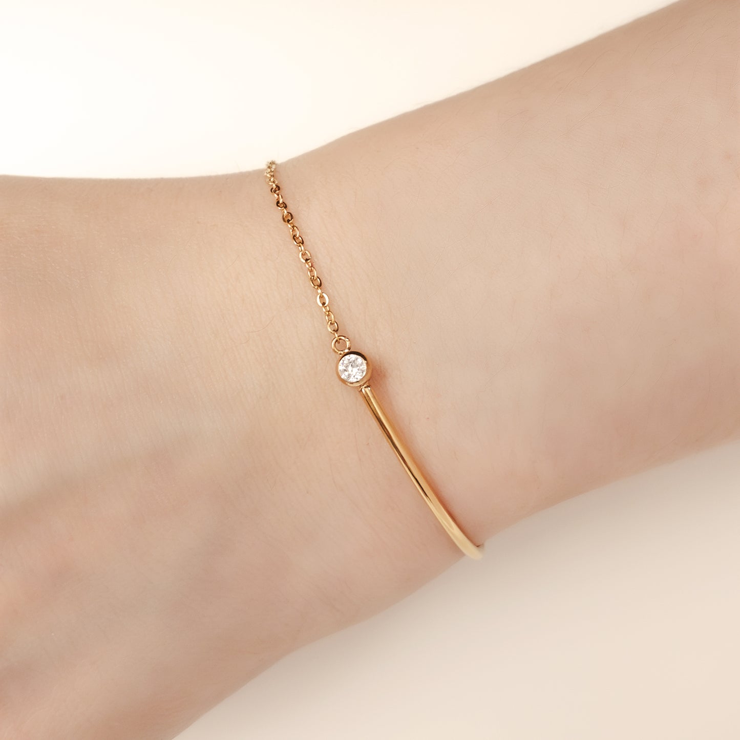 Tabitha Half Cuff Bracelet - Gold