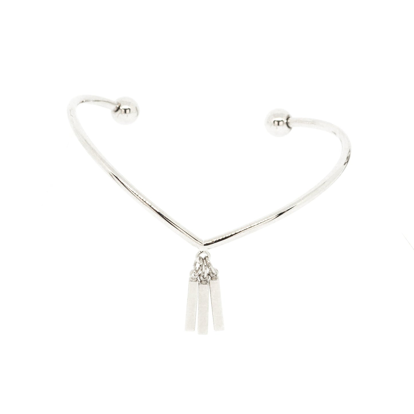 V-Cuff - Silver, Bracelet - Blaack Fox