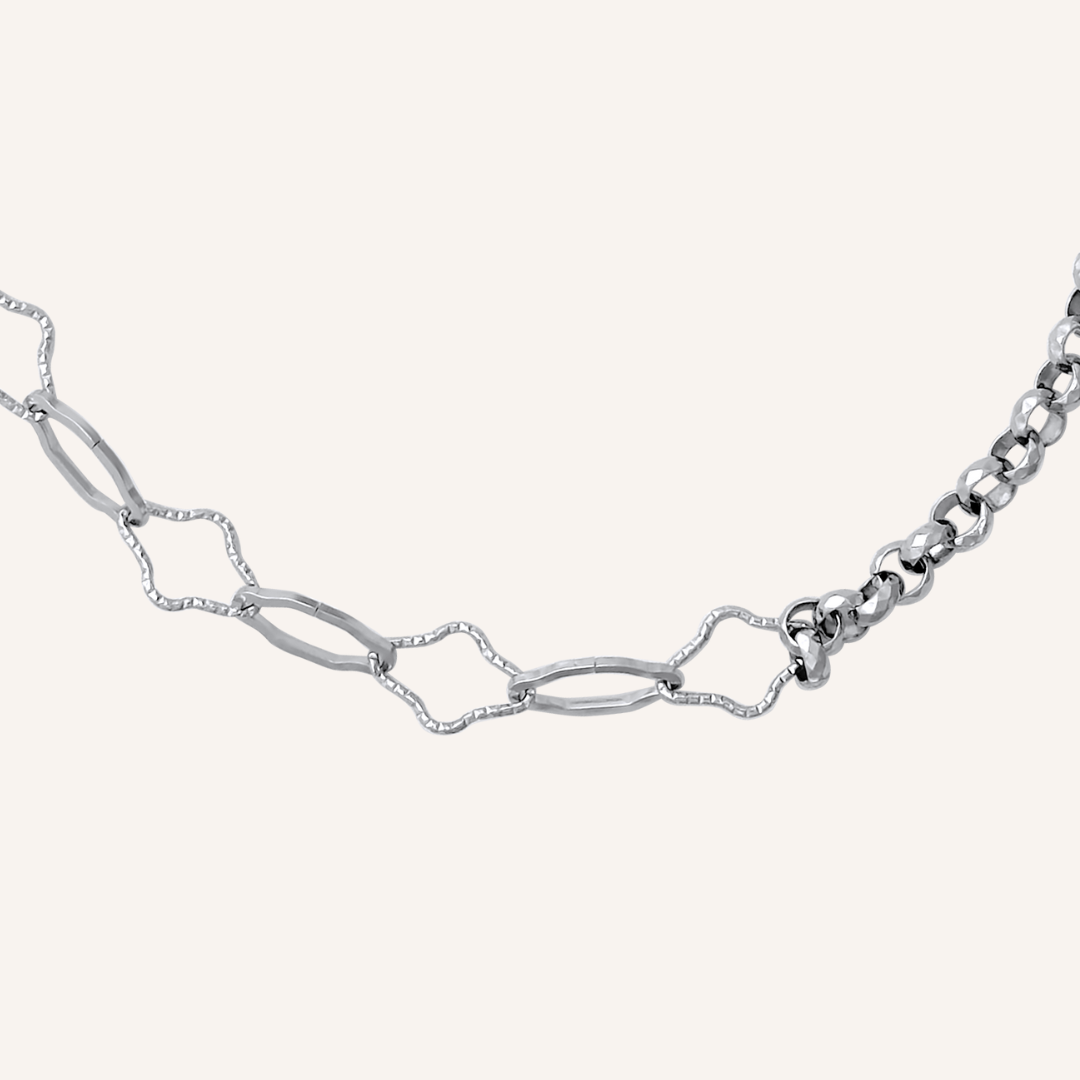 Ferris Clover Hybrid Chain Necklace