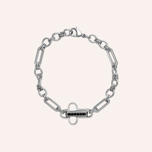 Granville Cross Rhinestone Bracelet - BLFX