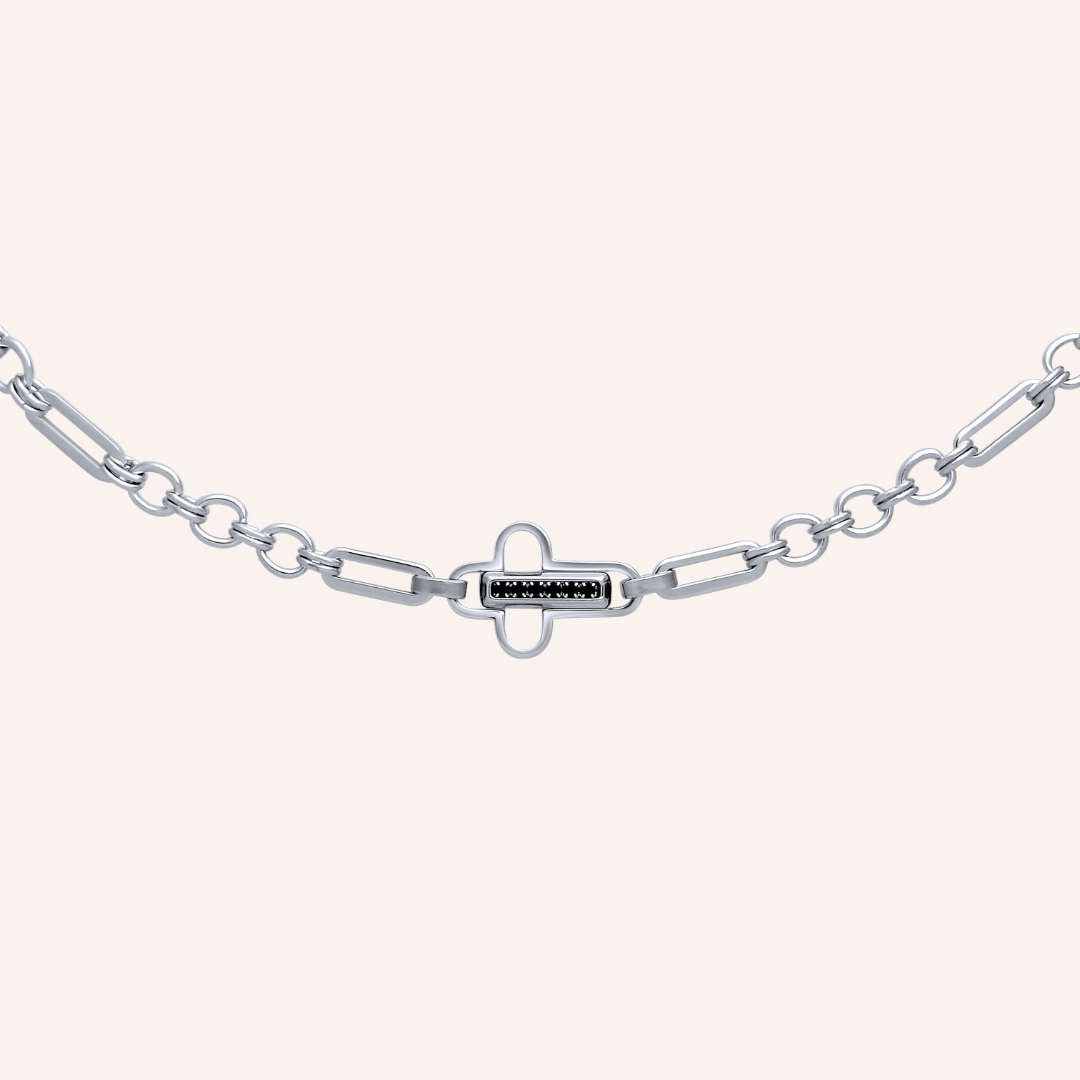 Granville Cross Rhinestone Bracelet - BLFX