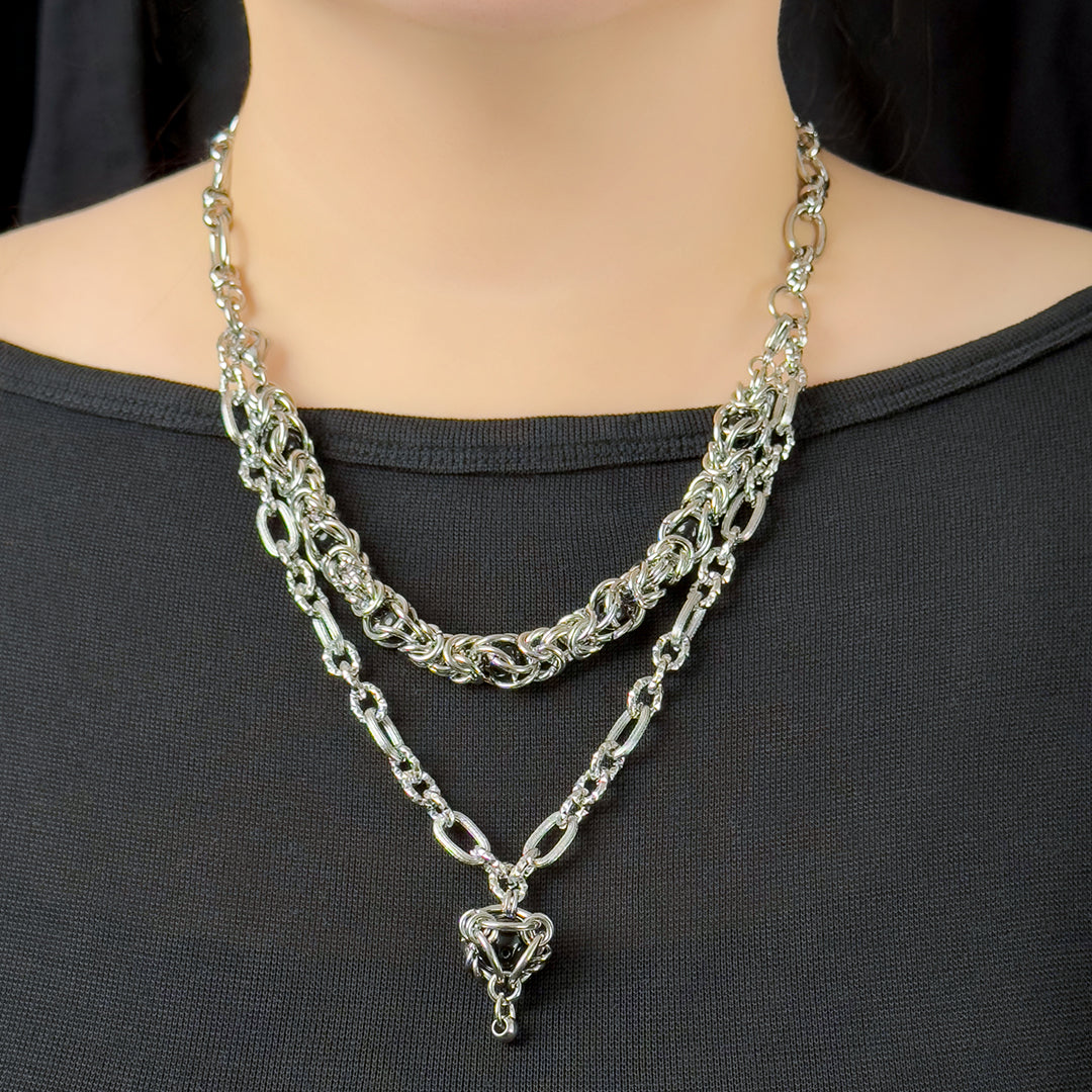 Alana Chainmail Layered Necklace