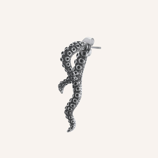 Alanis Octopus Front and Back Earring - Single
