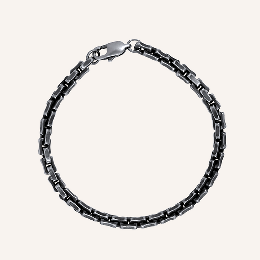 Alden Bone Chain Bracelet - Smoke