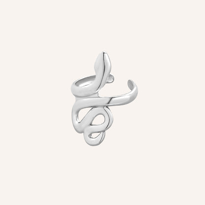 Allie Snake Cuff - Silver
