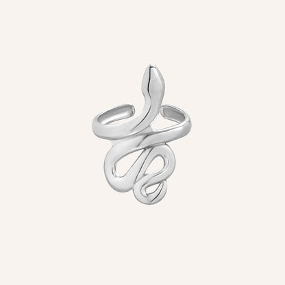 Allie Snake Cuff - Silver