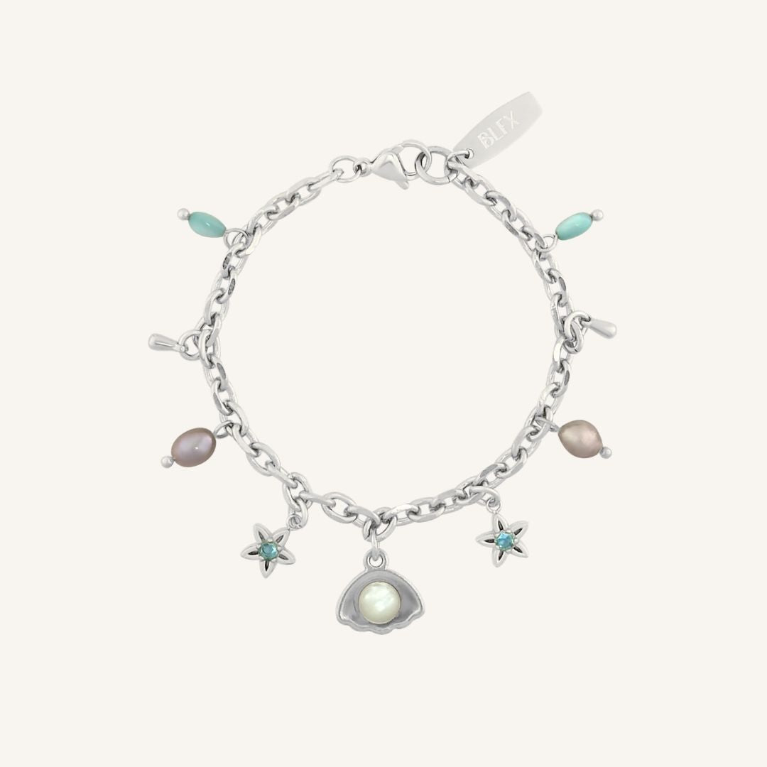 Arieal Shell Star Bracelet (Silver)