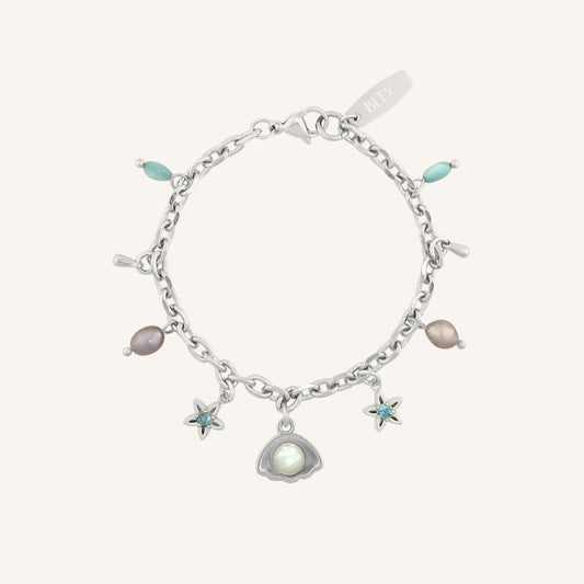 Arieal Shell Star Bracelet (Silver) - BLFX